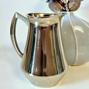 Vintage JUG, Vintage PITCHER, solid brass, height 9.5cm 3.74in, 1950s