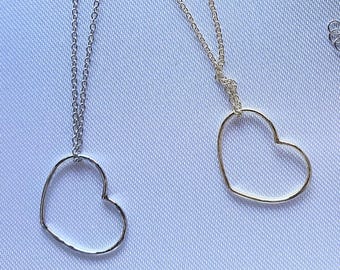 てる925スターリングシルバー ハートネックレス 925スターリングシルバーハートチャームネックレス - Etsy 日本