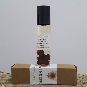 ROWAN aceite ritual artesanal 10ml OFERTA caja cartón reciclado