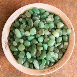 GREEN AVENTURINE tumbled stone, 100g 3.53oz, Green Aventurine tumblestone, healing stones, chakra stones, gemstone healing