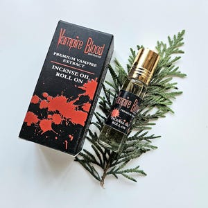 Vampire Blood Weihrauchöl, Premium Vampir Extrakt, natürliches Weihrauchöl, alkoholfrei, Roll-on Flasche, 8ml