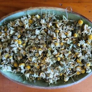 GERMAN CHAMOMILE 50g dried flowers for topical use, Matricaria chamomilla, Matricaria recutita