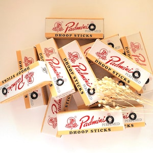Dhoop stick incense, 12 packs with 10 sticks each total 120 sticks, 4.5cm 2.17in, Padmini dhoop sticks, agarbathi incense sticks