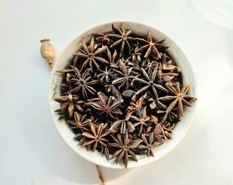 Star Anise dried pods, 50g 1.76oz, Illicium verum, Anis Étoilé, Anis Estrellado, Anis estrelado