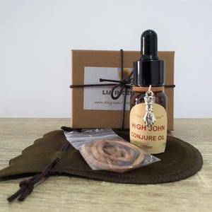Óleo de Conjuração High John, Óleo de Sorte, Óleo de Sucesso, Óleo de Feitiço, Óleo Mágico, Óleo de Unção, 10ml, 15ml + OFERTAS