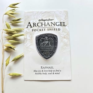 Archangel Raphael Protection Pocket shield, Saint Raphael, San Rafael, São Rafael + OFFER