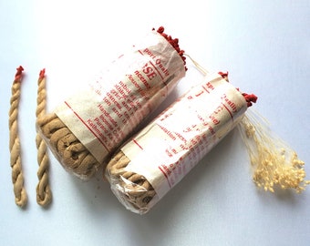 Rope incense ROSE, pure herbal incense, Nepalese rope incense, Himalayan natural incense, incense cords, 40 ropes