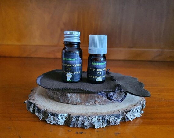 Egyptian Kyphi Oil Handmade Blend With Essential Oils and Plants