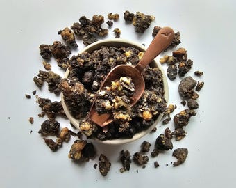 BlacK Fassoukh incense from Morocco, a shield against negative energy, 15g to 60g / 0.53oz to 2.12oz