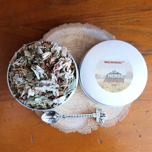 Elegua 7 Herbs handmade incense blend (25g) + Incense Spoon - Holy Incenses® by Lia Geraldes de Matos