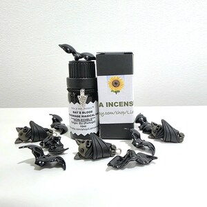 Magische inkt vleermuisbloed (handgemaakt), Wicca, 10 ml, Holy Incenses® van Lia Geraldes de Matos