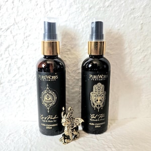 Aura Cleansing Smudge Spray, 100ml 3.38 fl. oz, 2 Options: Eye of Providence & Good Fortune