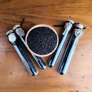 Witch&#39;s Salt, Witches Black Salt, Black Salt, Witchcraft Salt, Ritual Black Salt, Protection Salt, Drive Away Evil Salt
