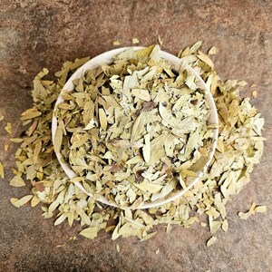 Senna dried leaf, 50g 1.76oz, Cassia angustifolia, Casse, Sena, True Senna, Sene