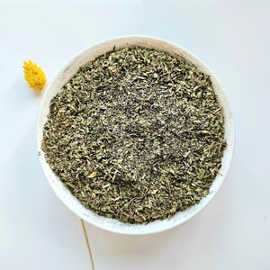 Spearmint dried cut leaf, 50g 1.76oz, Mentha spicata, Garden Mint, Menthe Verte, Hierbabuena, Yerba Buena, Menta, Hortelã Silvestre
