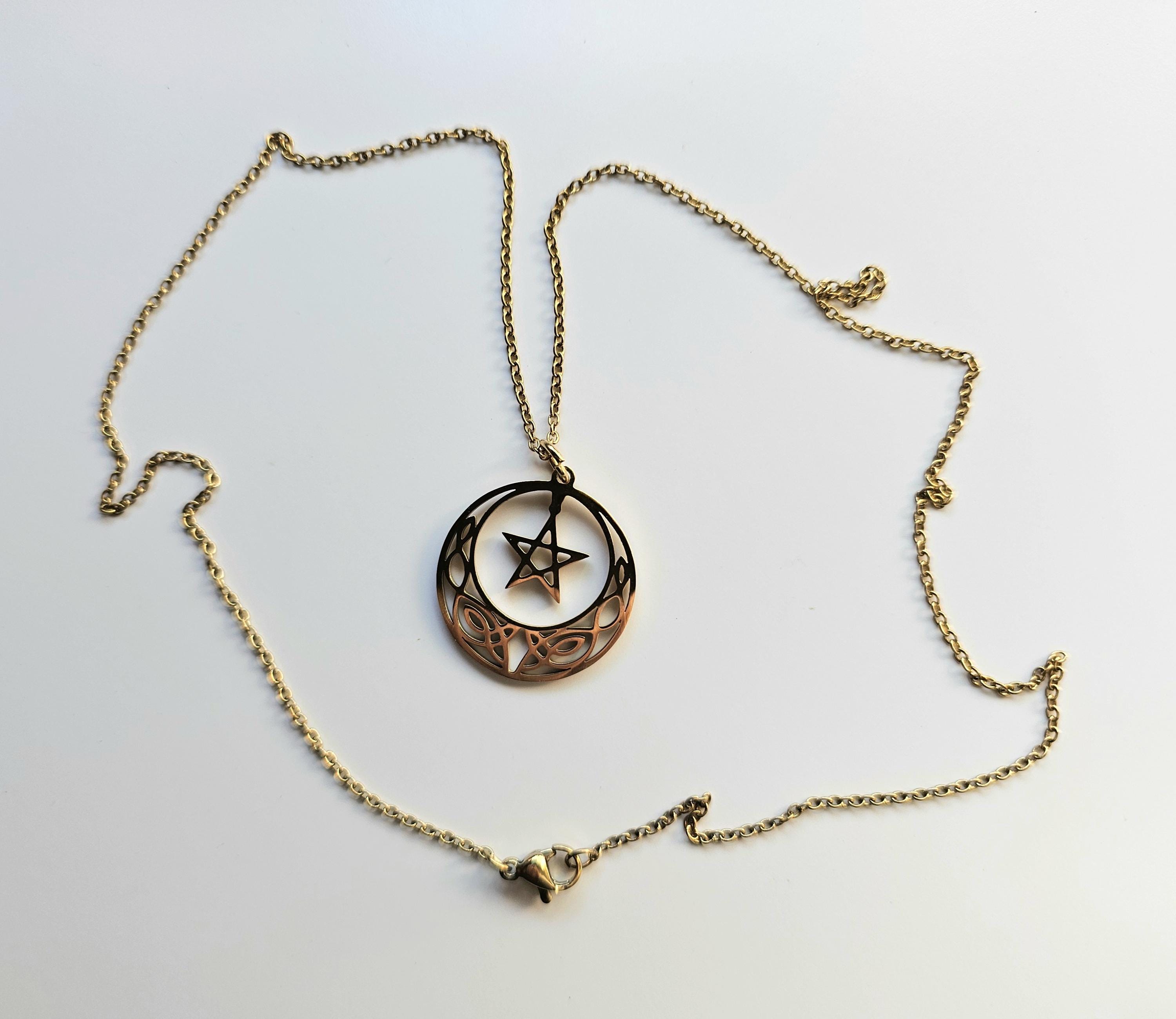 wolven met Keltische knoop hanger (H4022) - nuala art