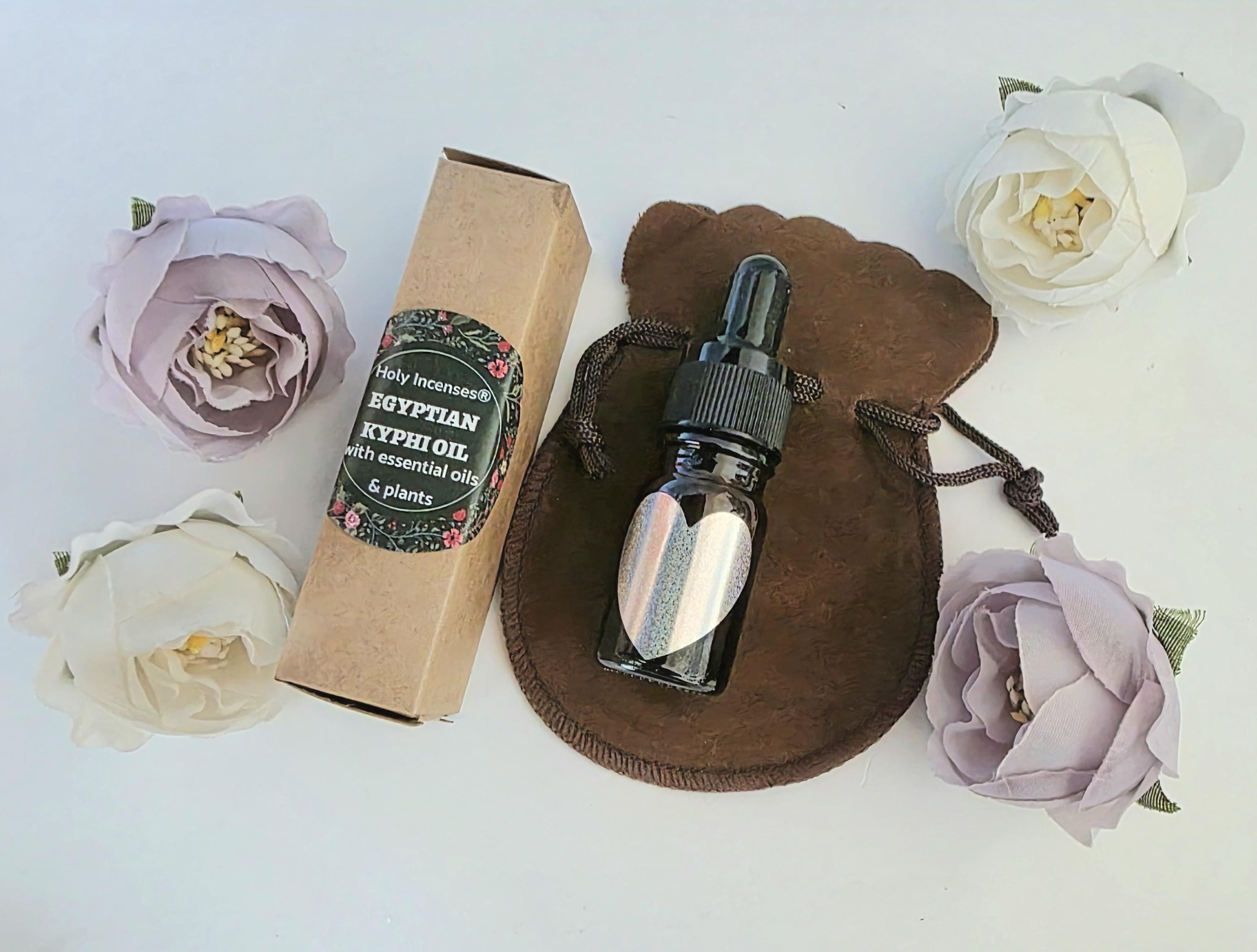 Egyptian Kyphi Oil Handmade Blend With Oils and Plants, Holy
