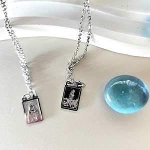 Our Lady of Fatima scapular, Our Lady of Fatima with the Three Little Shepherds scapular, Nossa Senhora de Fatima, stainless steel