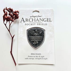 Archangel Michael Protection Pocket shield, Saint Michel, San Miguel, São Miguel + OFFER