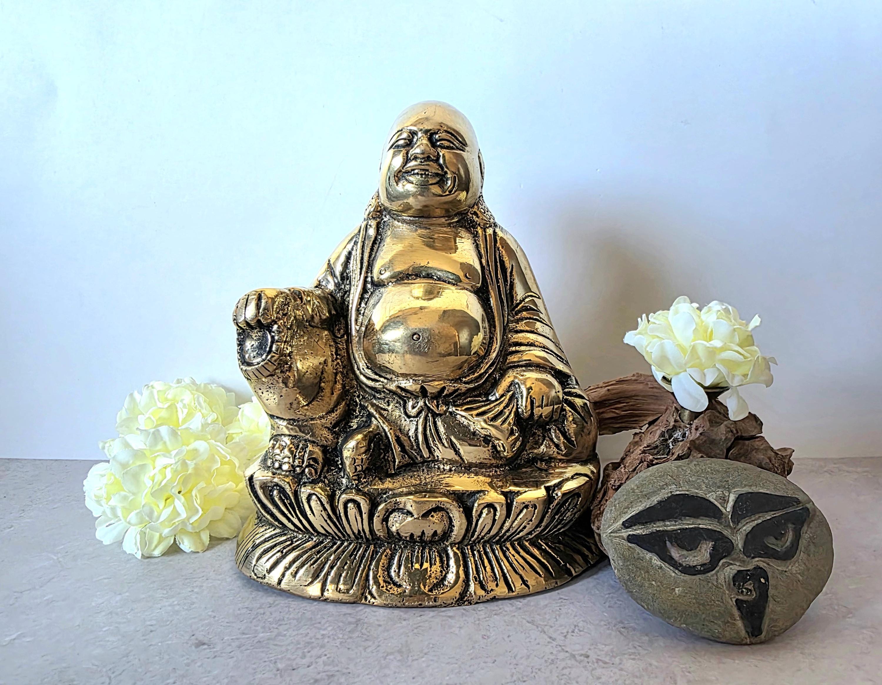 弥勒仏像、未来仏、真鍮製、13.5 cm - 5.31 in - Etsy 日本