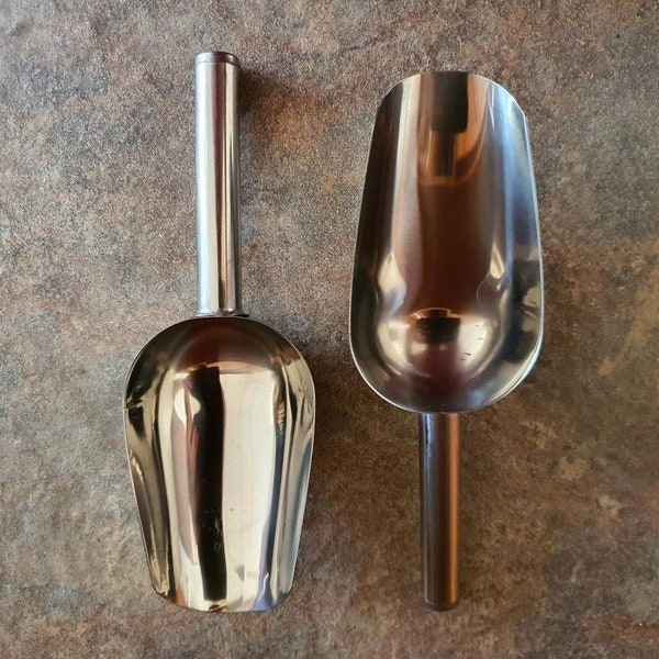 Metal Scoop Spa Scoop Grain Scoop Candy Scoop Bath Salt Scoop Minerals scoop Stainless Steel Scoop