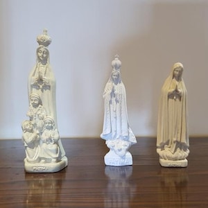 Our Lady of Fatima statue | Our Lady religious figurine | Nossa Senhora de Fatima | marfinte | made in Portugal | 3 sizes and models