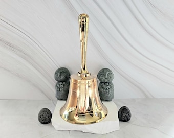 Altar bell, Ritual bell, Wiccan altar bell, Pagan bell, Witch's bell, CIRCLES 1, height 14cm 5.51in