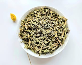Planta seca de Carqueja, Genista tridentata, Pterospartum tridentatum, Carqueja portuguesa, Té de hierbas, 50g o 100g