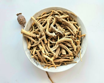 ASHWAGANDHA dried root, 25g 50g 0.88oz 1.76oz, Indian Ginseng, Withania somnifera, Ginseng Indiano - Ayurvedic root