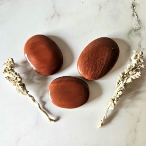 Red Jasper worry stone, Red Jasper palmstone, Red Jasper palm stone, Red Jasper pocket stone, Red Jasper crystal, natural stone
