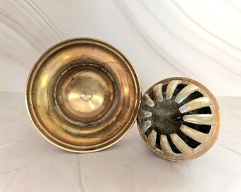 ヴィンテージ テーブルベル、アンティーク ブラス ベル、クラシック