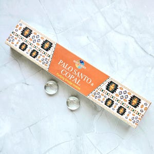Palo Santo & Copal incense sticks, 3 packs with 15g each, Purifying smudge incense, masala incense, Sacred Elements incense