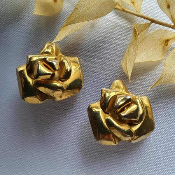 BOZART Vintage rare clip on earrings