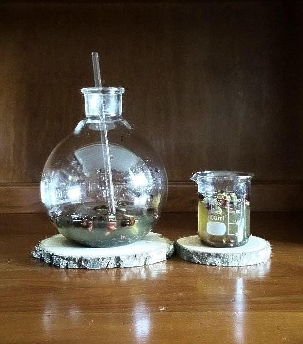 Egyptian Kyphi Oil Handmade Blend With Essential Oils and Plants