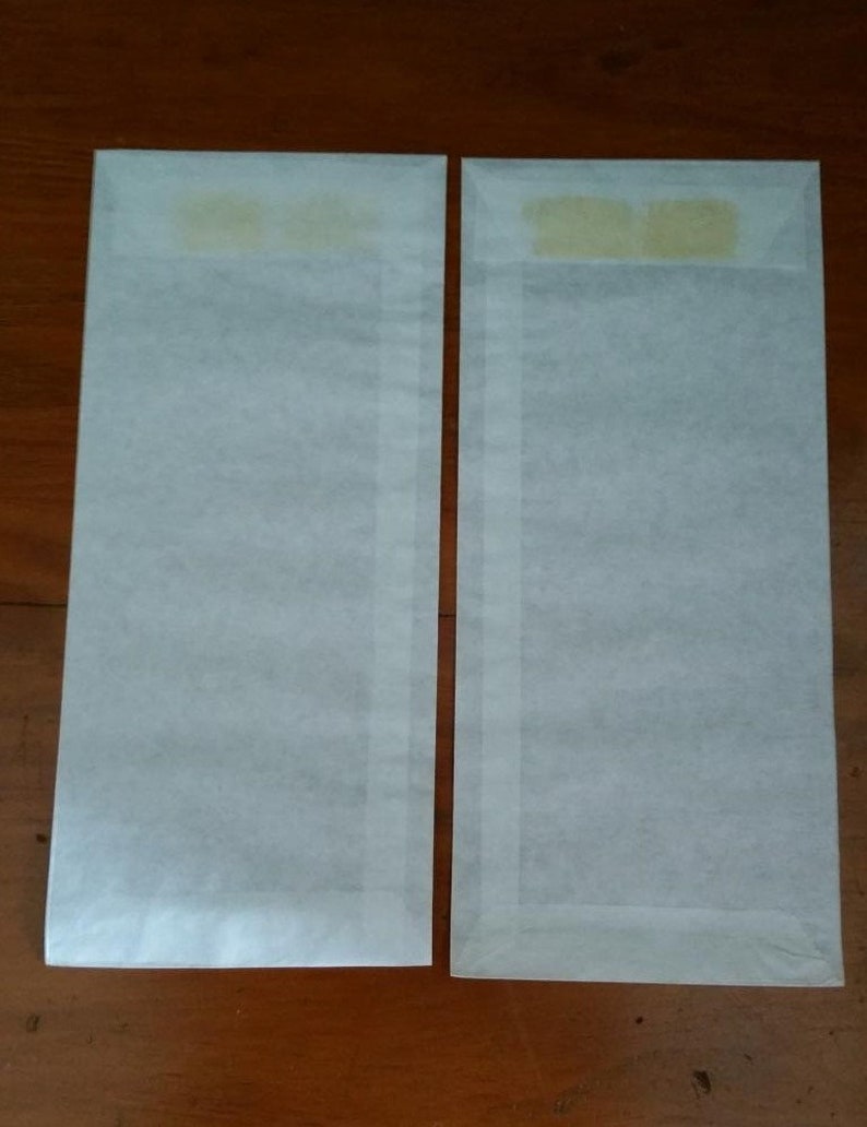 Vintage PARCHMENT PAPER ENVELOPES for Spell Writing Set of 5 Etsy