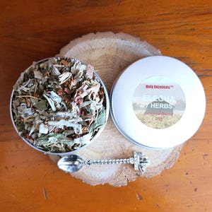 Elegua 7 Herbs handmade incense blend (25g) + Incense Spoon - Holy Incenses® by Lia Geraldes de Matos