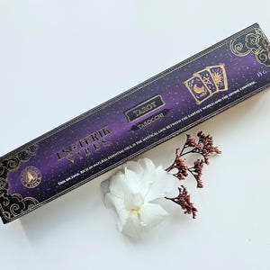Tarot incense sticks, 3 packs of 15g each, natural masala incense, agarbathi incense, hand-rolled incense, environment friendly
