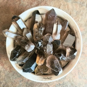 Smokey Quartz point, Smokey quartz rough points, Natural smokey quartz points, Raw smokey quartz points, Healing stones, 3 OPTIONS
