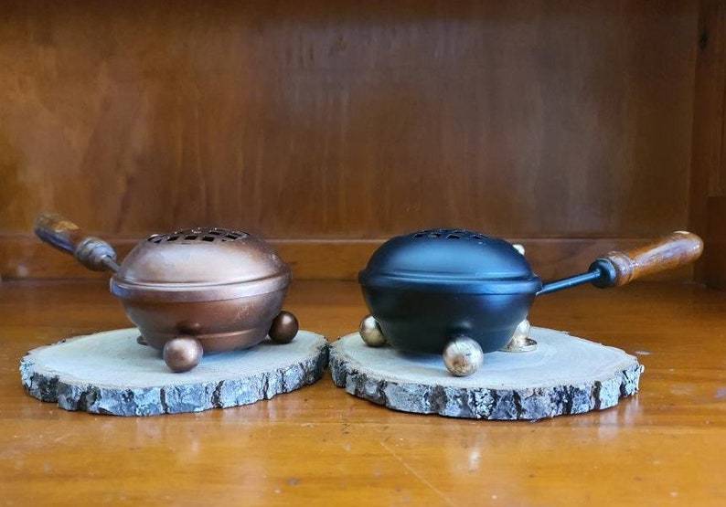 HOUSE CLEANSING Incense Pan Burner for Resins and Powders Etsy