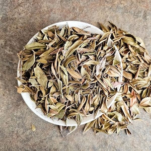 Myrtle dried leaf, 25g 50g 0.88oz 1.76oz, Myrtus communis, Arrayá,n Mirto, Myrte, Herbe du Lagui, Aas, Murta