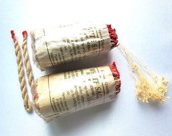 Rope incense WHITE SAGE, pure herbal incense, Nepalese rope incense, Himalayan natural incense, incense cords, 40 ropes