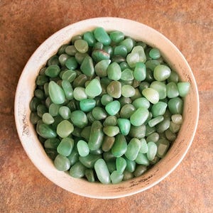 GREEN AVENTURINE tumbled stone, 100g 3.53oz, Green Aventurine tumblestone, healing stones, chakra stones, gemstone healing