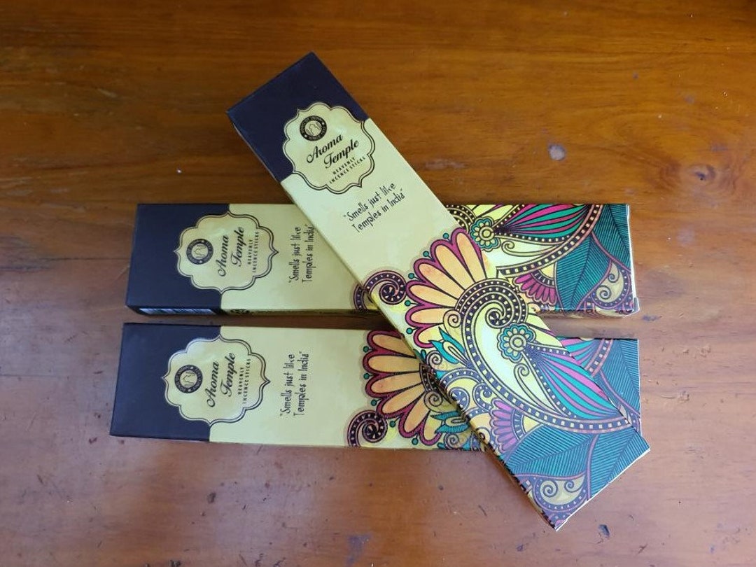 AROMA TEMPLE 3 Packs of 15 Sticks Heanvenly Incense Sticks Song of