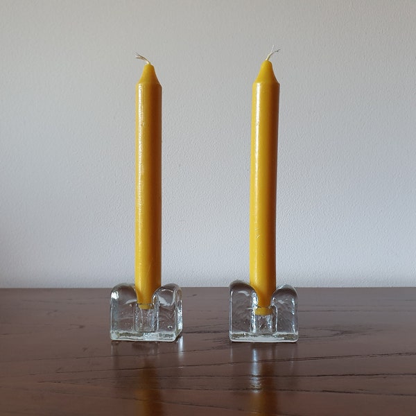 BEESWAX CANDLES set of 4 Handmade Beeswax Candles Homemade Taper candles Beeswax Taper Candles Altar candles height 18cm 7.09in