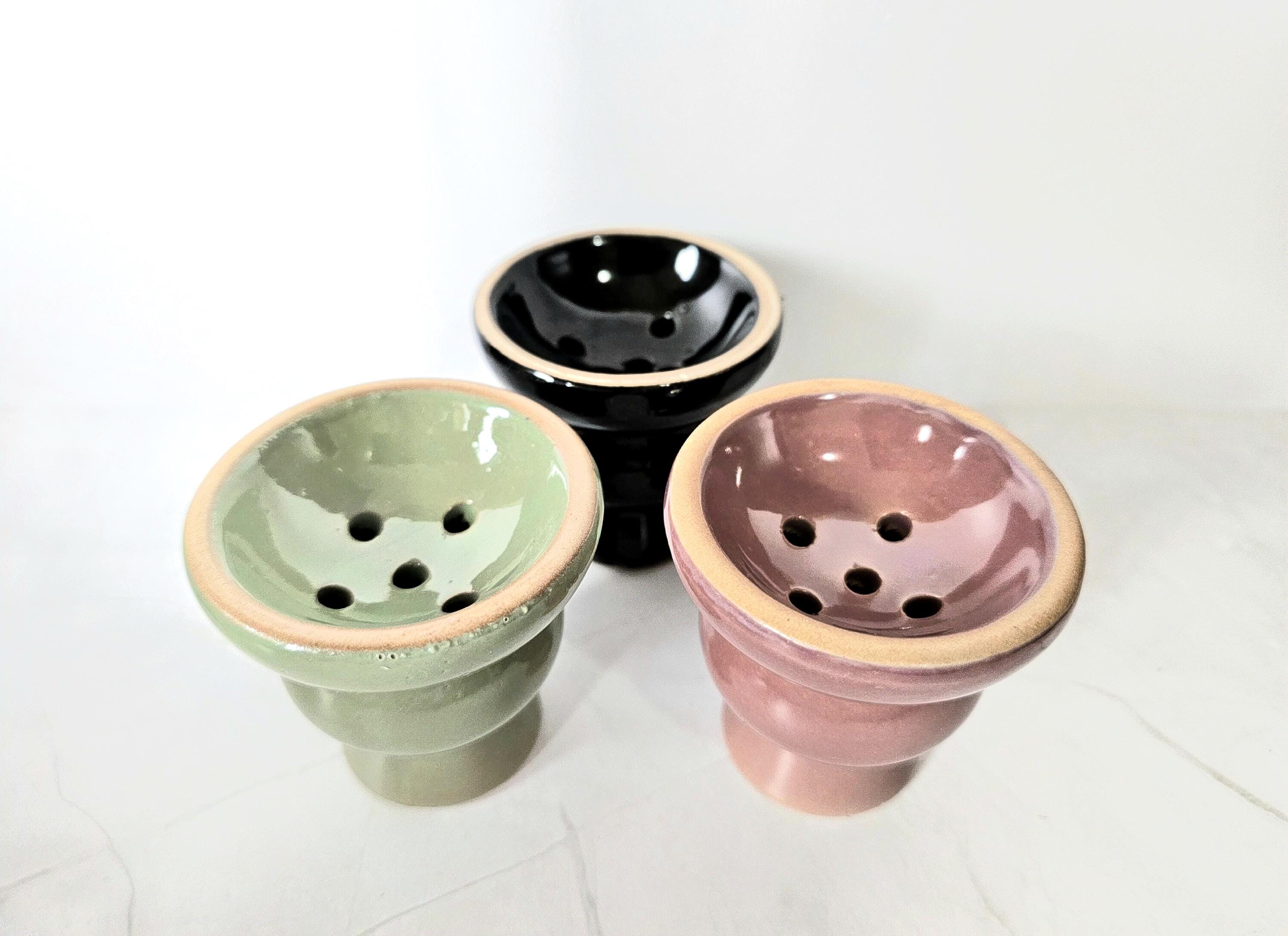 Handmade ceramic glazed censer, Ceramic charcoal burner, Resin incense burner and smudging vessel, DOFHAR, OFFER Messer resin