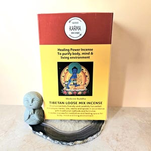 Tibetan loose mix incense powder, Medicine Buddha, Himalayan incense powder, HEALING POWER, 130g to 140g 4.59oz to 4.94oz