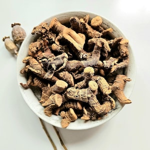 Galangal dried root, 25g 50g 0.88oz 1.76oz, Alpina officinarum, Alpinia root, Chewing John, Low John, Galangale, Galanga - BIG pieces