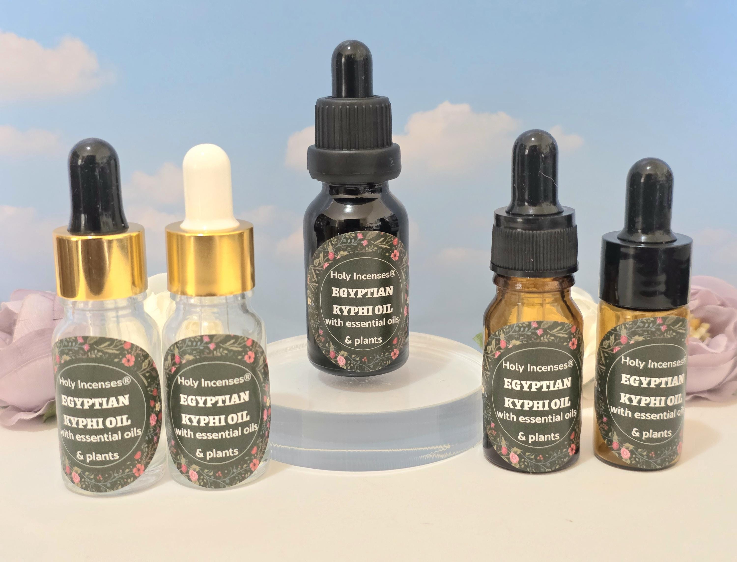 Egyptian Kyphi Oil Handmade Blend With Oils and Plants, Holy