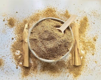 パロサント木粉、ペルー産Bursera graveolens、持続可能な方法で収穫、50g～200g