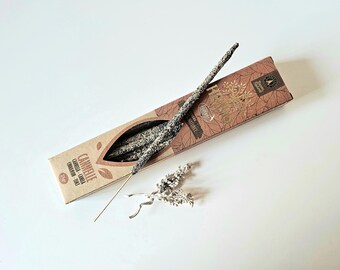 Cinnamon incense sticks, 3 packs of 20g each, 100% natural and hand-rolled, environmentally friendly, controlled by ECOCERT Greenlife
